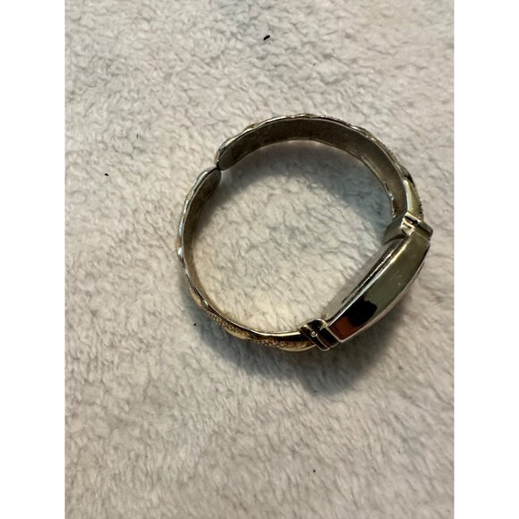 Studio Time STD951T Ladies Quartz Cuff Bracelet Watch Silver & Gold-Tone Stainle - Picture 7 of 8